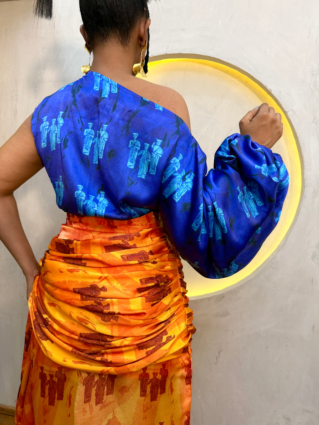 Silk One Drop Shoulder Top