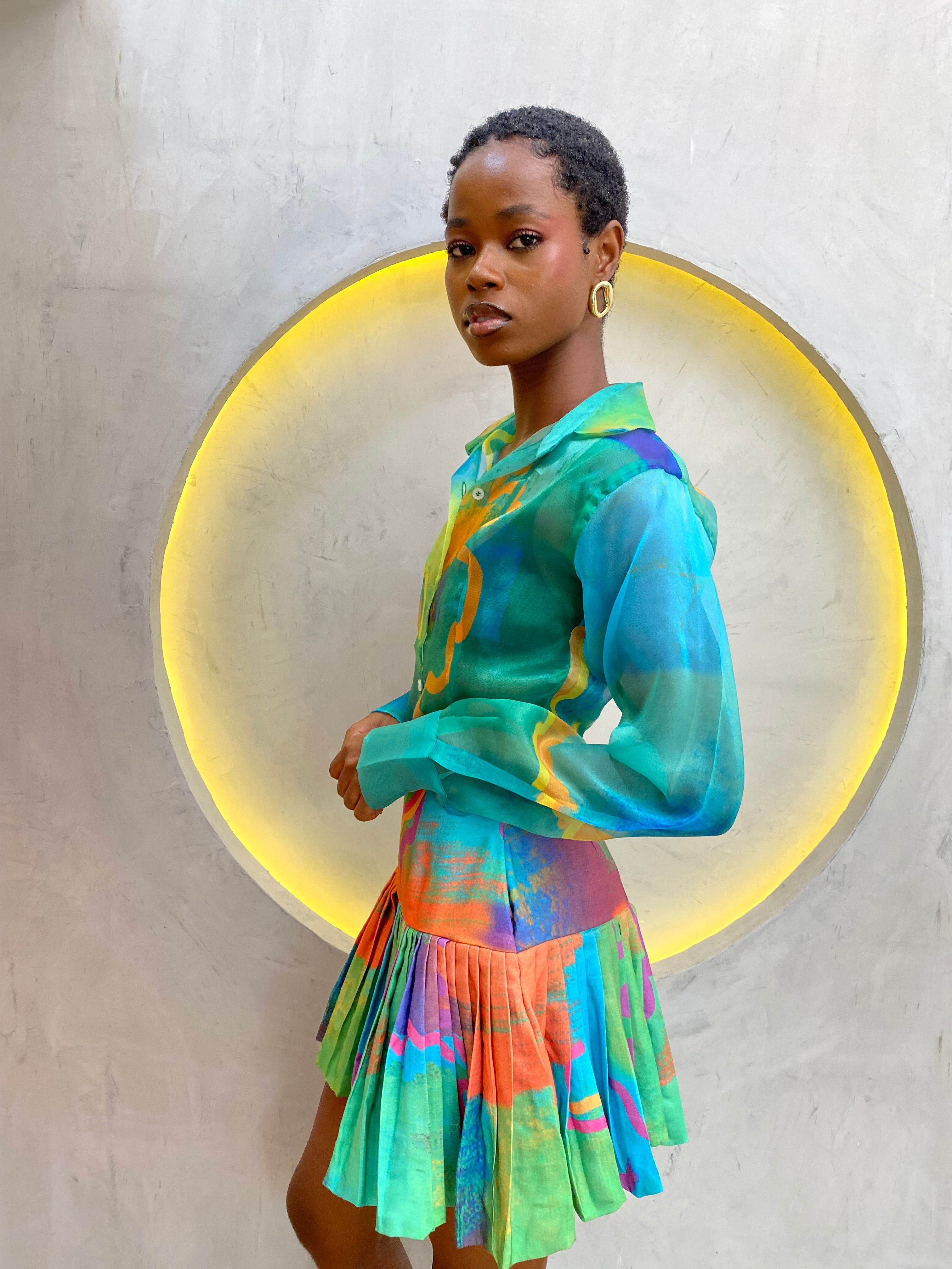 Organza Fitted Shirt