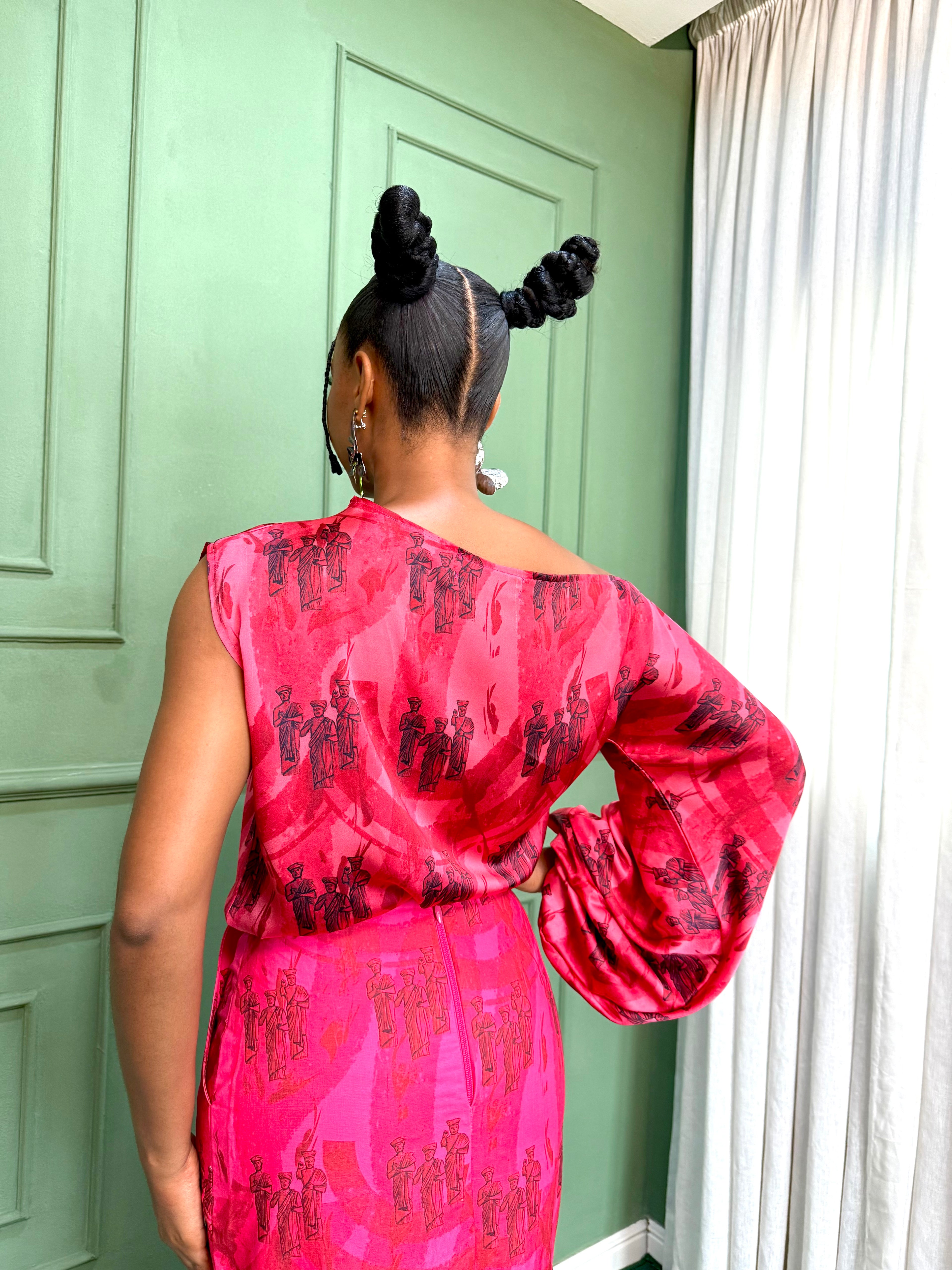 Silk One Drop Shoulder Top