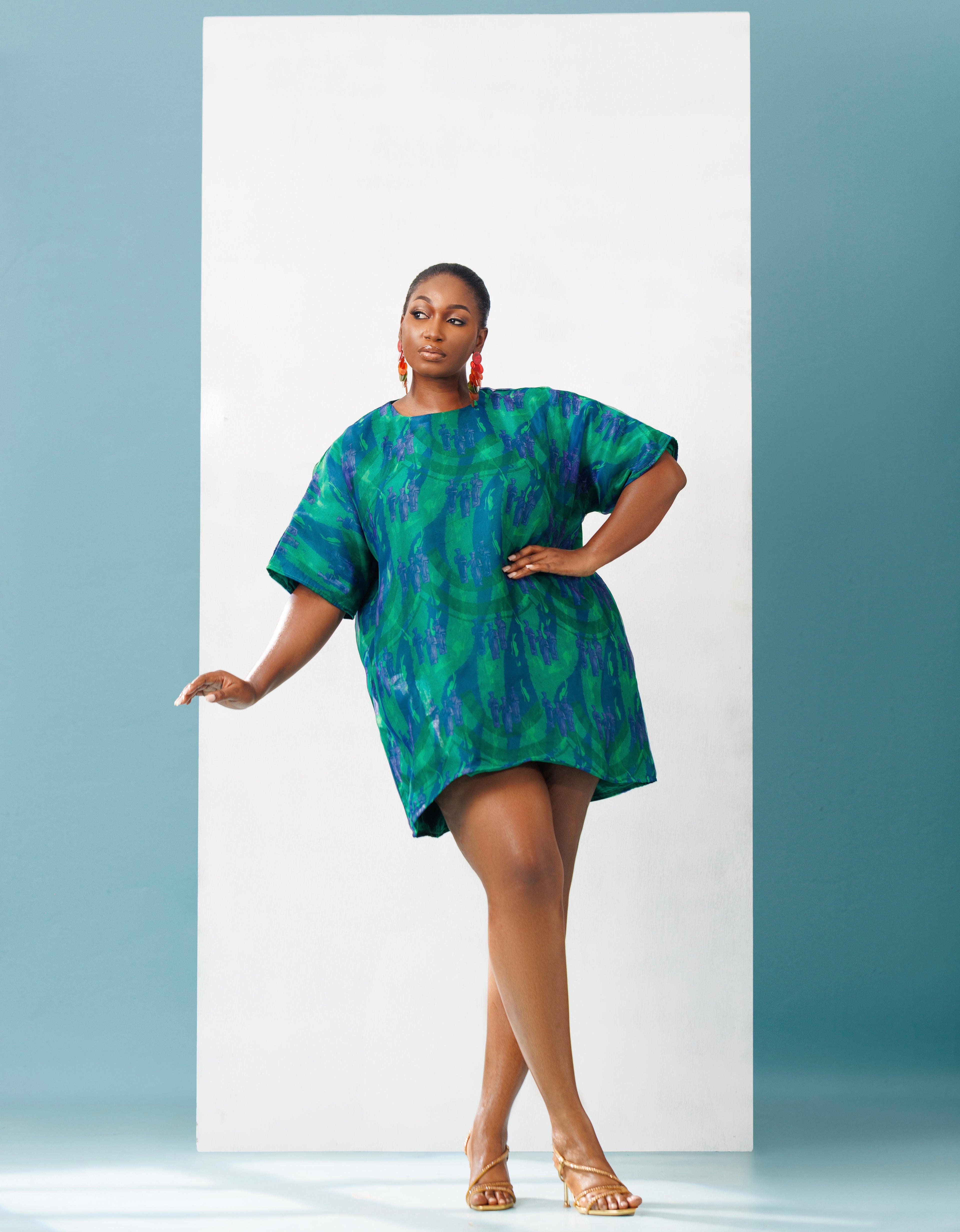 Organza Boxy Dress