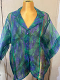 Aro Meta Organza Oversized Shirt