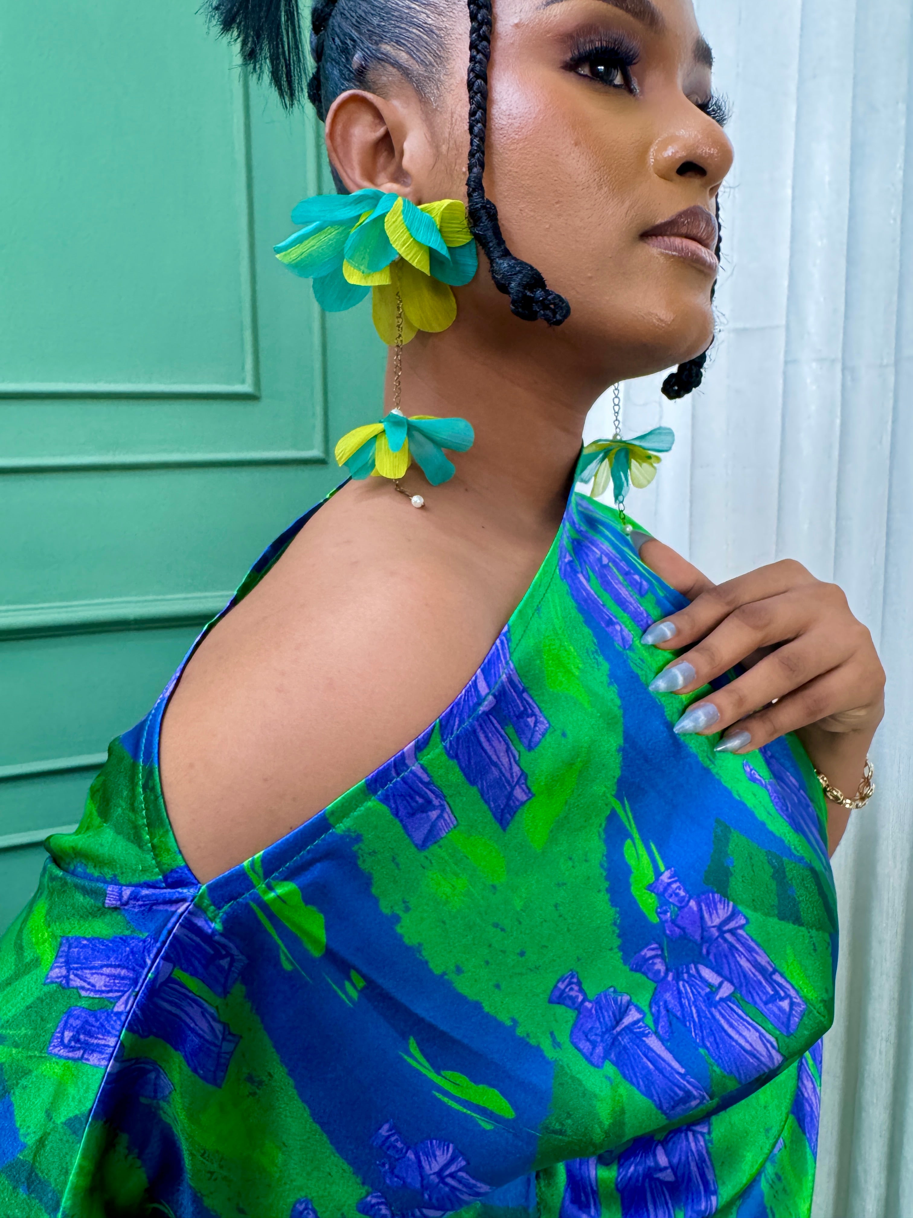 Silk One Drop Shoulder Top