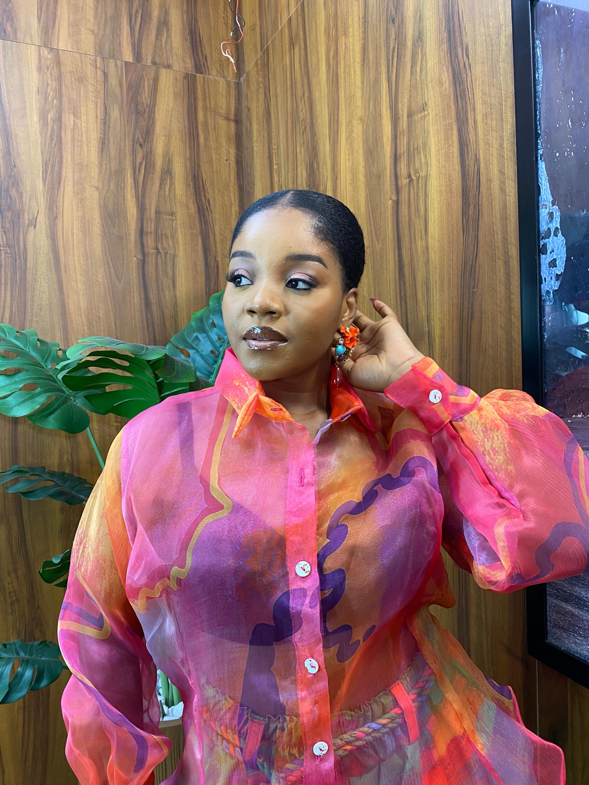 Organza Fitted Shirt
