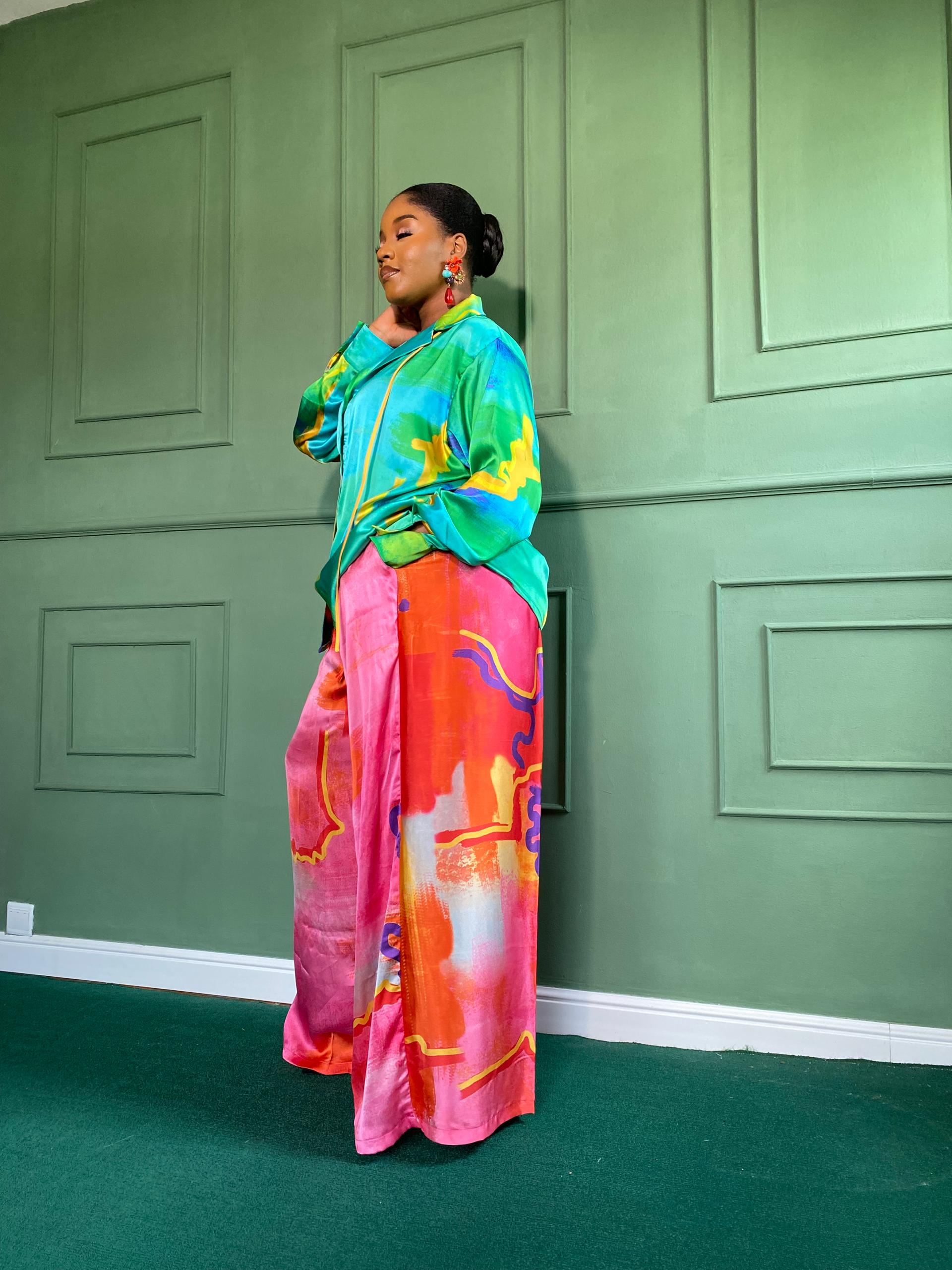 Silk Pj Style pants