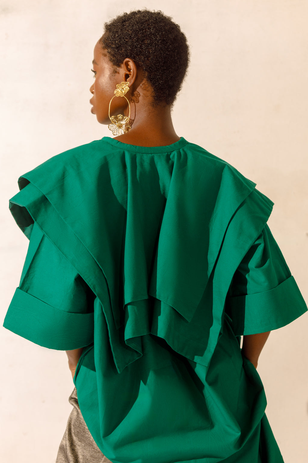 Cape Shirt Dress