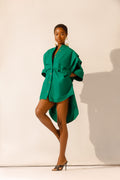 Cape Shirt Dress