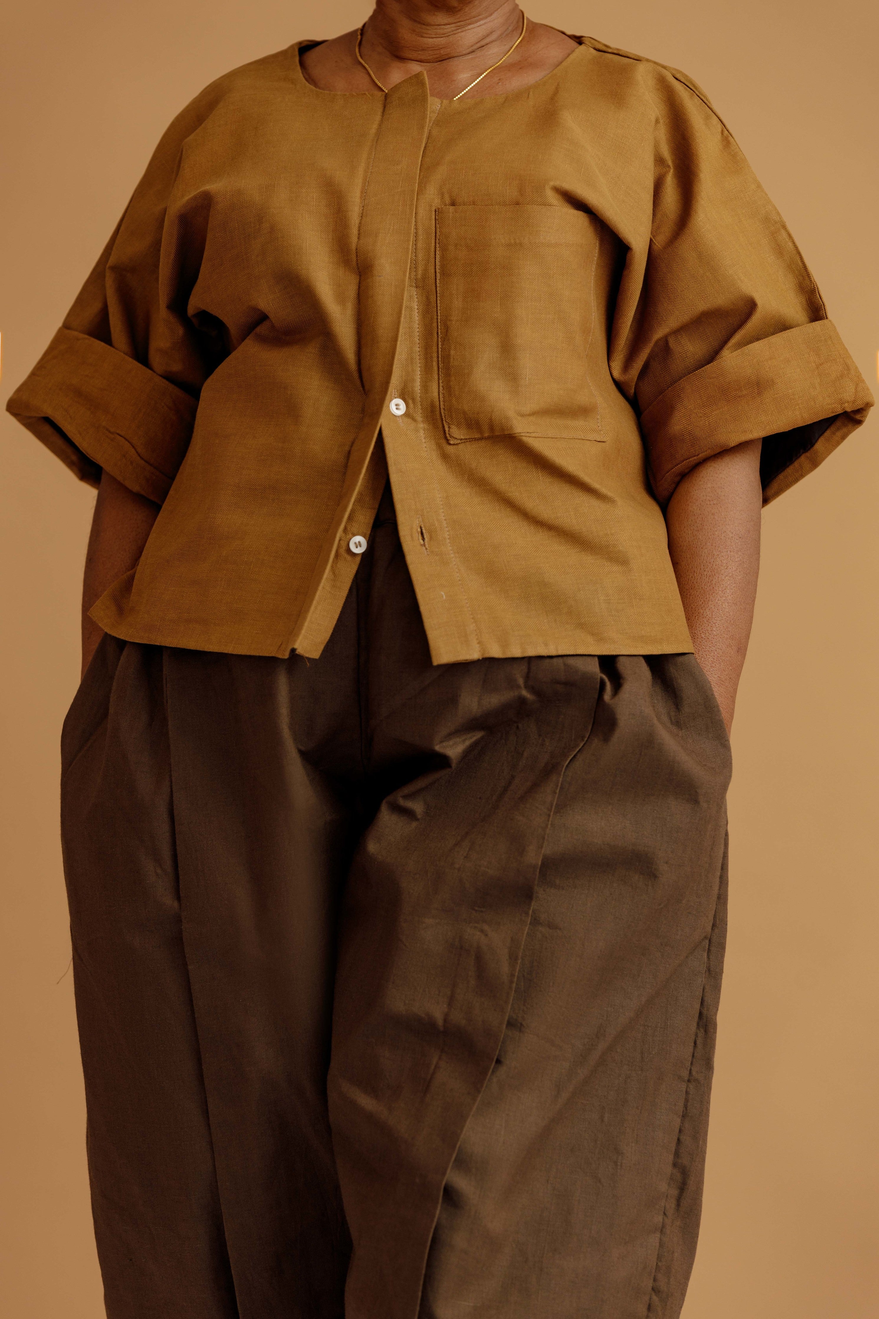 Brown Boxy Set