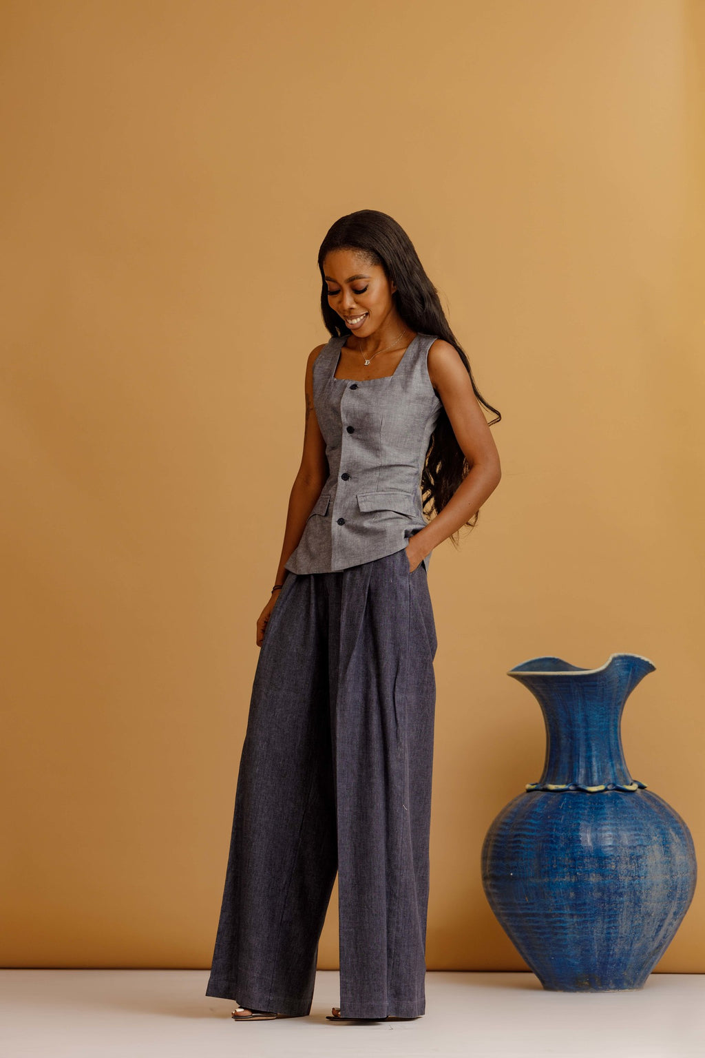 Linen Pant Set