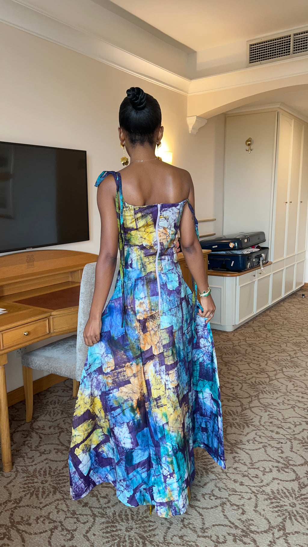 Isaleeko Print dress