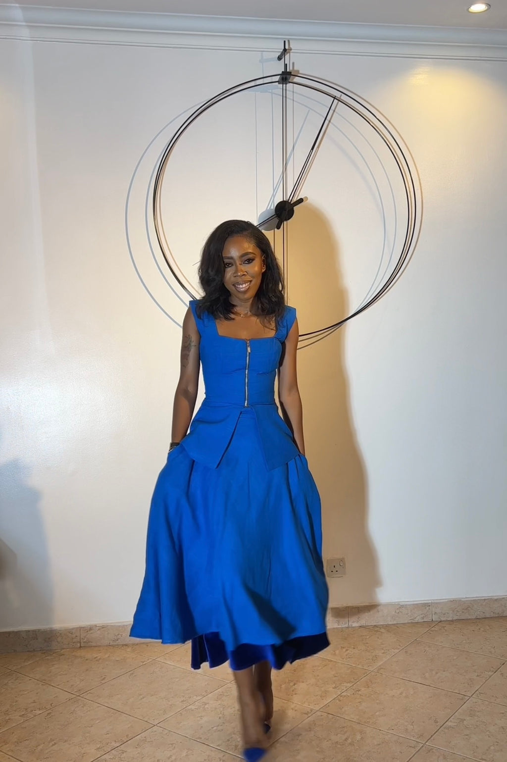 Derin’s Fav Full Skirt set with Velvet