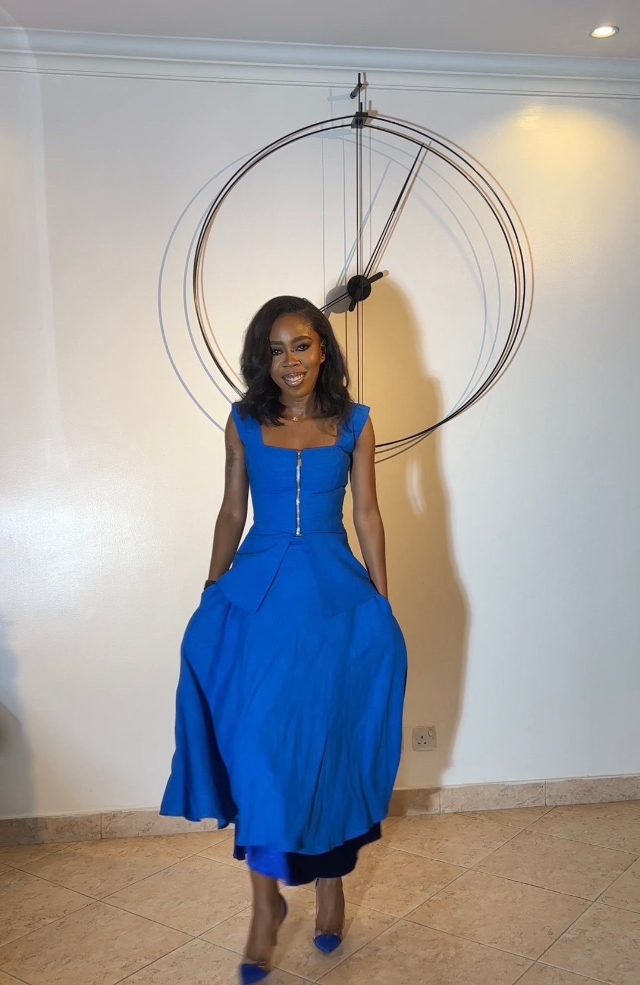 Derin’s Fav Full Skirt set with Velvet