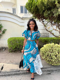 Ankara Zippered Skirt Set