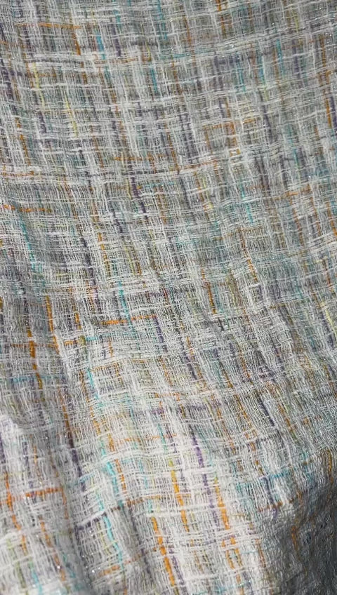Tweed wide leg pants