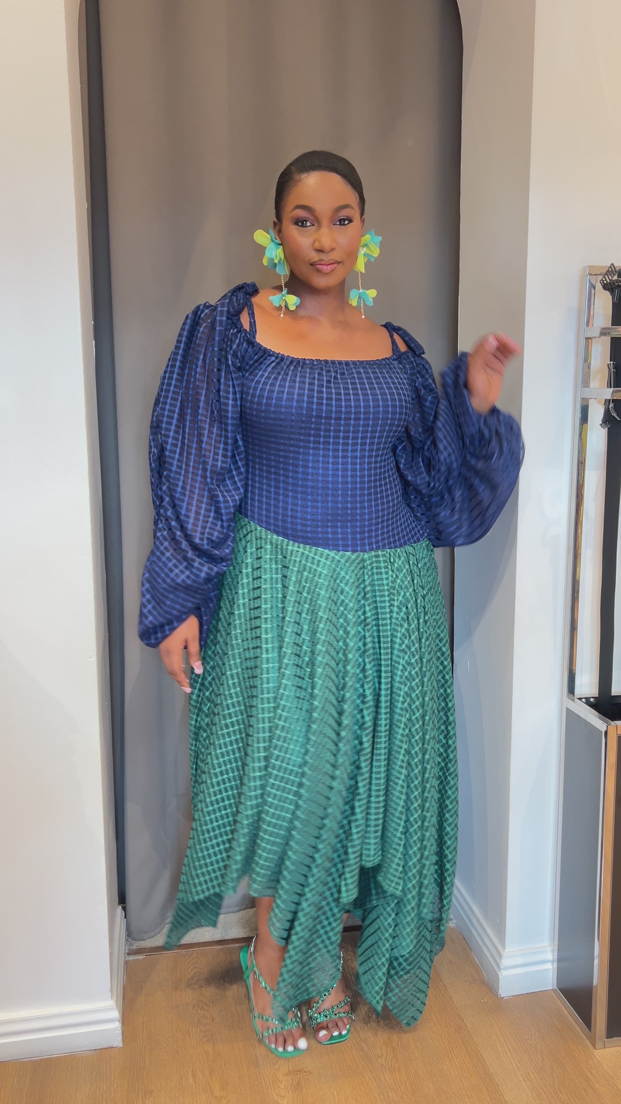 Asymmetrical dress